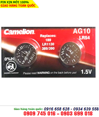 Camelion AG10-LR1130-189; Pin Camelion AG10-LR1130-189 Plus Alkaline 1,5v 