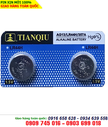 Pin Tianqiu AG13-357A-LR44-A76 Alkaline 1,5V _1viên