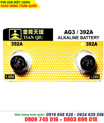 Pin Tianqiu AG3,LR41,192,SR41SW,392 Alkaline 1.5V _1Viên