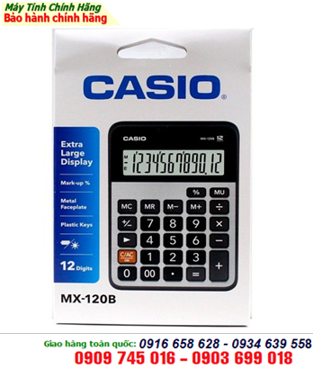 Casio MX-120B; Máy tính Casio MX-120B (12 số) chính hãng 