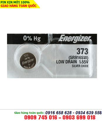 Pin đồng hồ đeo tay 1,55v Silver Oxide Energizer 373,SR916SW chính hãng Made in USA