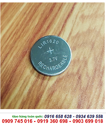 LIR1620; Pin sạc LIR1620 lithium 3.6v - Pin đồng xu Lithium Ion LIR1620 chính hãng 